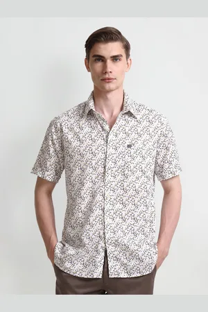 Arrow Men Floral Opaque Printed Casual Shirt