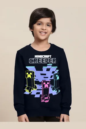 Kidsville Boys Minecraft Printed Sweatshirt