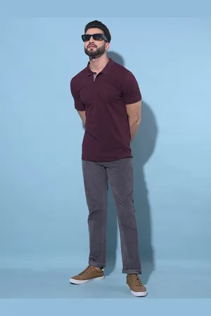 Crimsoune Club Polo Collar Slim Fit Cotton T-shirt
