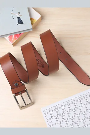 Provogue Men Textured Leather Formal Belt