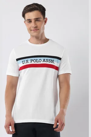 U.S. Polo Assn. Men Brand Logo Printed Slim Fit T-shirt