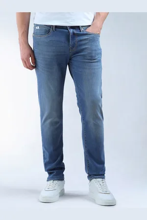 Flying Machine Men Slim Fit Mid-Rise Light Fade Jeans