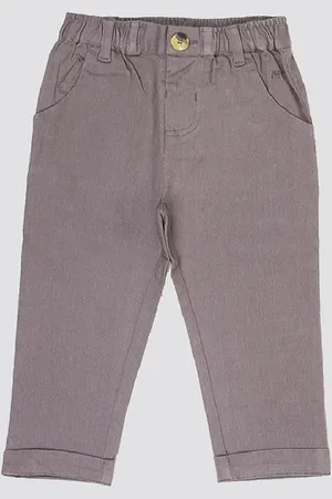 Mothercare Boys Mid-Rise Casual Pure Cotton Trousers