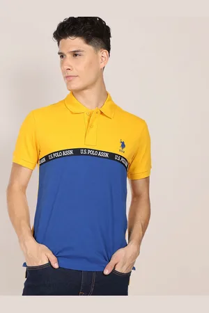 U.S. Polo Assn. Men Pure Cotton Logo Tape Polo T-shirt