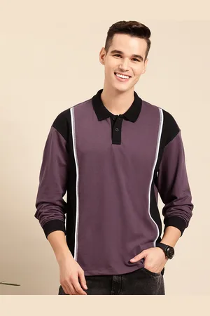 Mast & Harbour Men Polo Collar Drop-Shoulder Sleeves T-shirt
