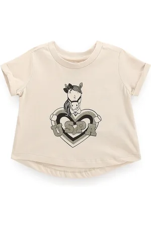 Ralph Lauren Girls Printed Pure Cotton T-shirt