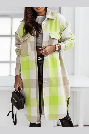 HERE&NOW Women Original Tartan Checks Opaque Checked Casual Shirt