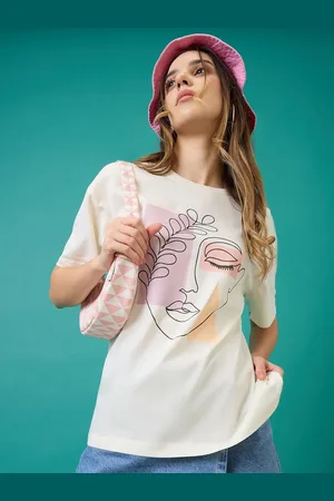 Mast & Harbour Women Printed Pockets T-shirt