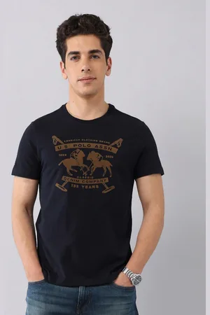 Ralph Lauren Men Brand Logo Printed Pockets Slim Fit T-shirt