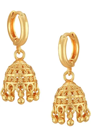 DIVASTRI Contemporary Jhumkas Earrings