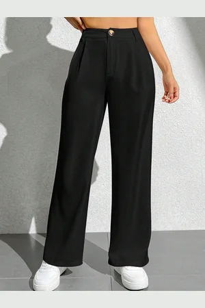 Chemistry Women Custom Straight Fit High-Rise Trousers