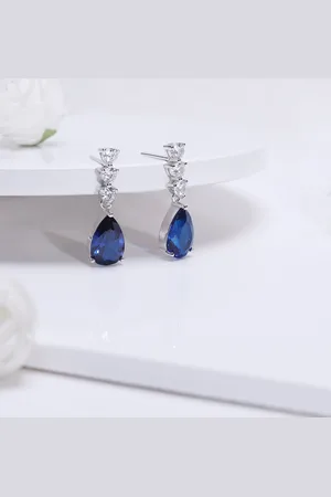GIVA Teardrop Shaped Drop Earrings