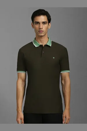 Louis Philippe Men Polo Collar T-shirt