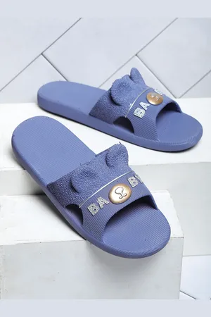 FABBMATE Women Self Design Sliders