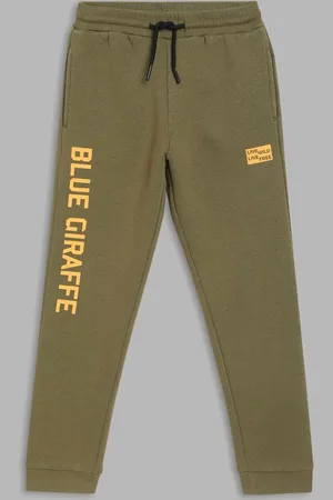 Blue Giraffe Boys Straight-Fit Mid-Rise Joggers