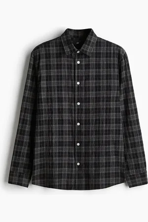 H&M Loose Fit Textured Shirt