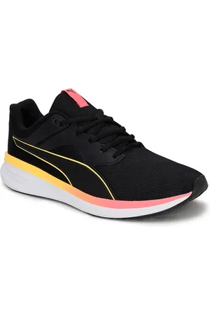 PUMA Unisex Black Transport Textile Running Shoes