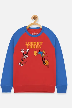 Kidsville Boys Looney Tunes Printed Cotton Sweatshirt