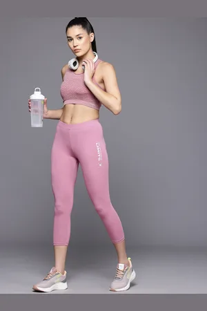 HRX Women Slim-Fit Lifestyle Tights