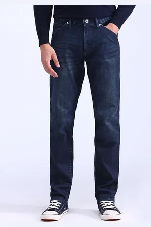 Flying Machine Men Straight Fit Light Fade Stretchable Jeans