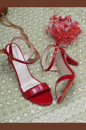 Misto Stiletto Heels with Buckles