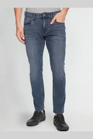 Ralph Lauren Men Regular Fit Mid-Rise Heavy Fade Stretchable Jeans