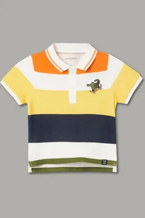 Lifestyle Boys Printed Polo Collar T-shirt