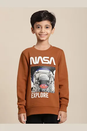 Kidsville Boys Nasa Graphic Printed Sweatshirts