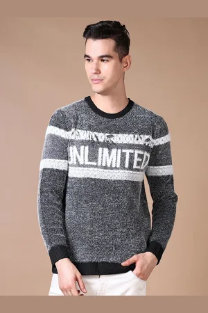 V-Mart Men Typography Printed Pullover