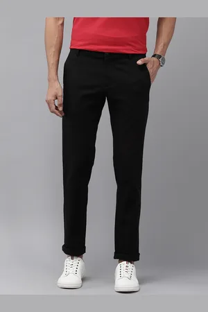 Arrow Men Slim Fit Low-Rise Trousers