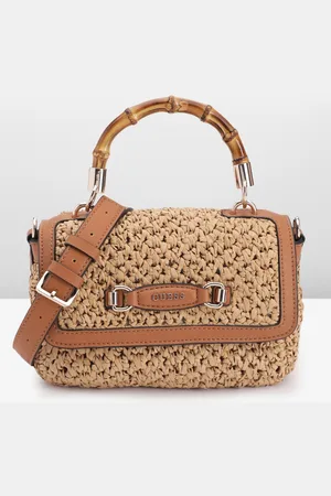 Guess Textured Structured Satchel Bag