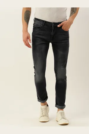 Invictus Men Grey Regular Fit Mid-Rise Clean Look Jeans