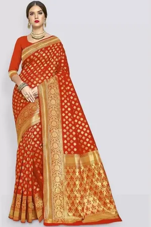 Saadhvi Woven Design Zari Pure Silk Saree