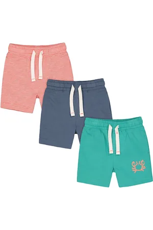 Mothercare Boys Pack Of 3 Pure Cotton Shorts