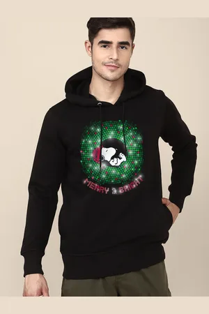 Free Authority Peanuts Printed Hoodie For Men