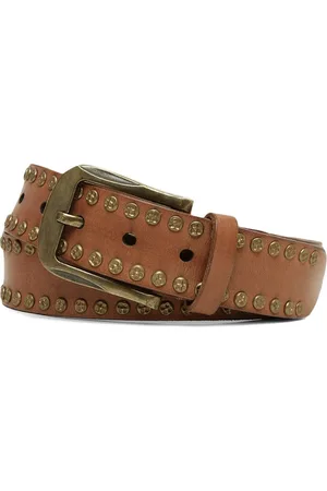 ART N VINTAGE Men Embellished Leather Belt
