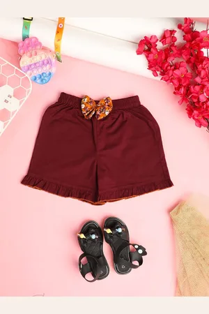 Cutiekins Girls Mid-Rise Shorts