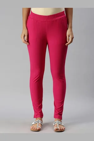 Soch Women Plain Mid-Rise Slip-On Slim Fit Trousers