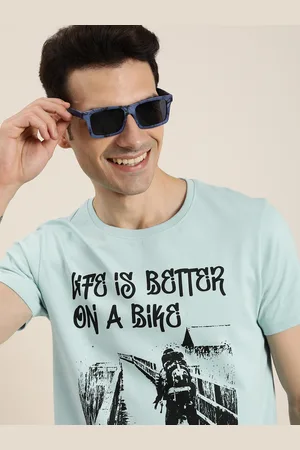 HERE&NOW Graphic Printed Pure Cotton T-shirt