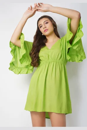 HERE&NOW Women Fit & Flare Midi Dress