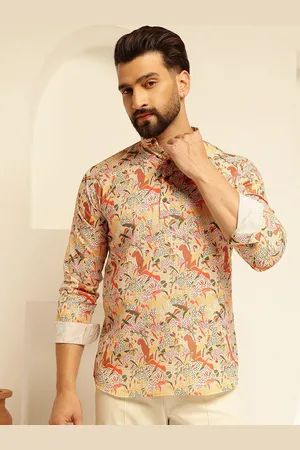SOJANYA Quirky Printed Cotton Straight Kurta