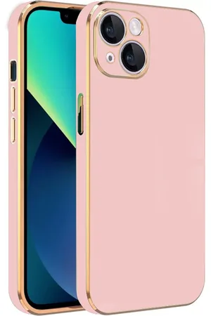 Karwan Electroplated Chrome 6D Back Cover Compatible for iPhone 14 Plus Mobile Phone