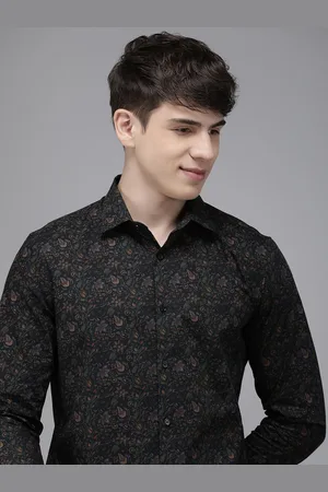 The Bear House Men Slim Fit Floral Opaque Printed Casual Shirt