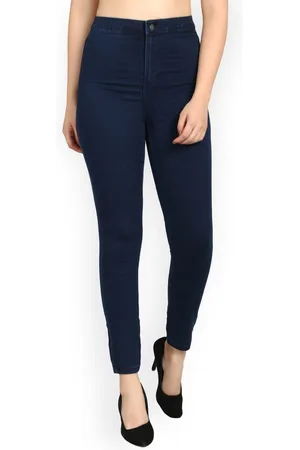 KOTTY Women Blue Skinny Fit High-Rise Clean Look Jeans