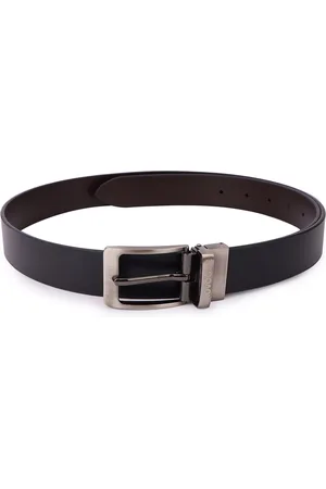 Provogue Men Leather Reversible Buckle Belt