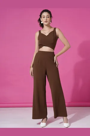 Moda Rapido V Neck Top With Trousers Co-Ord Set