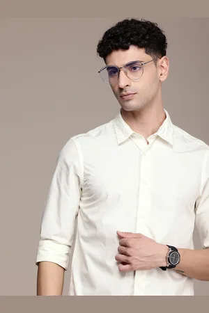 Nautica Pure Cotton Slim Fit Opaque Casual Shirt