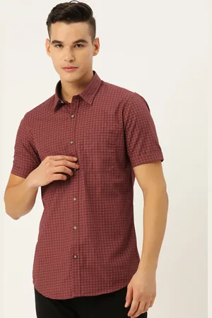 Peter England Men Printed Slim Fit Pure Cotton Casual Shirt