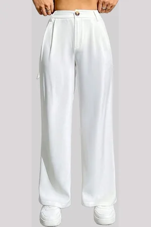 Chemistry Women Custom Straight Fit High-Rise Trousers