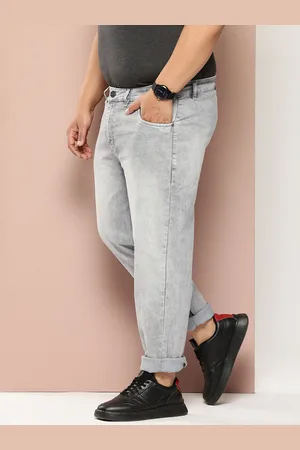 Sztori Men Plus Size Relaxed Fit Light Fade Stretchable Jeans